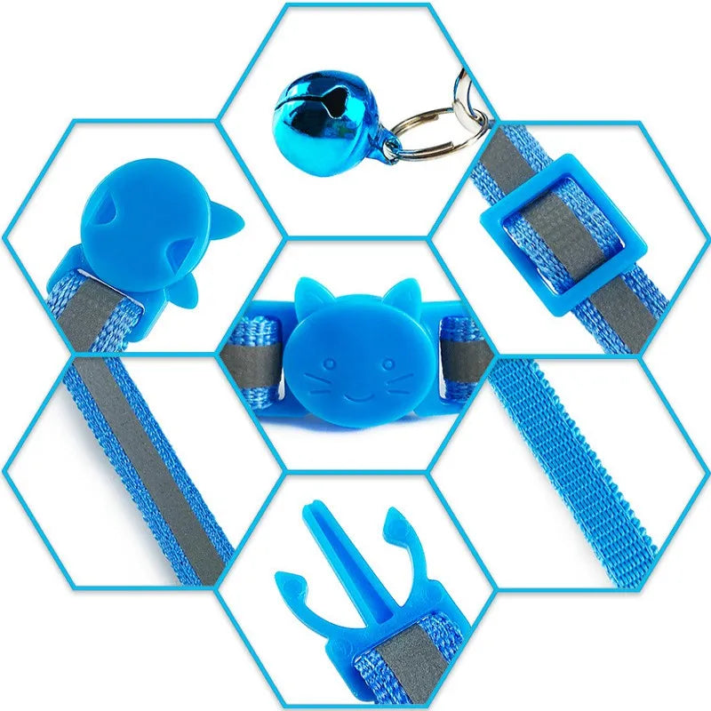 Reflective Multicolor Adjustable Collars