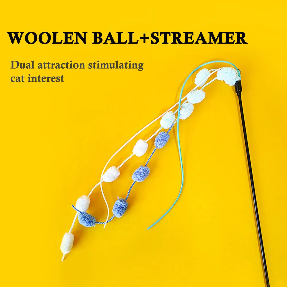 Cat Tickling play Stick