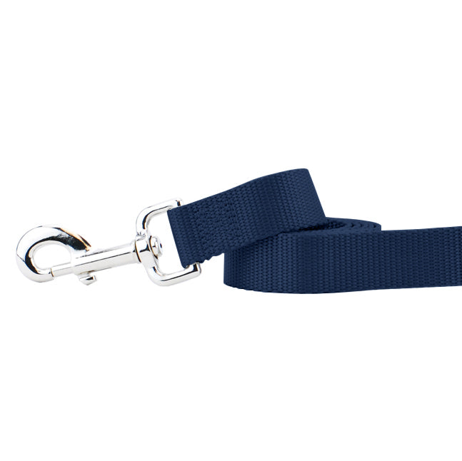 Navy Blue Nylon Dog Leash