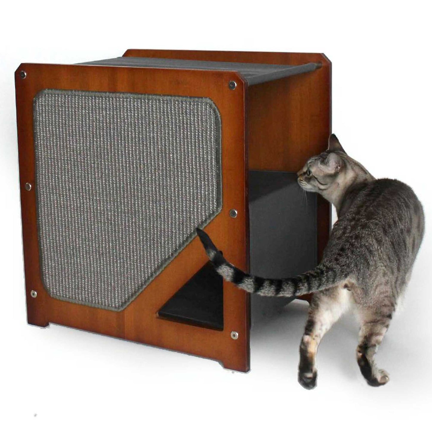 The Grotto - Short Cat Tree for Small Spaces