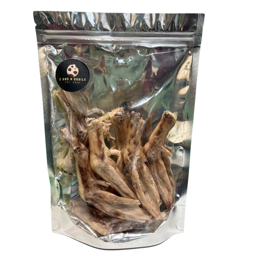 Freeze-Dried Duck Feet for Dogs, Natural Joint Support, 10 Count - Premium Quality Made in USA