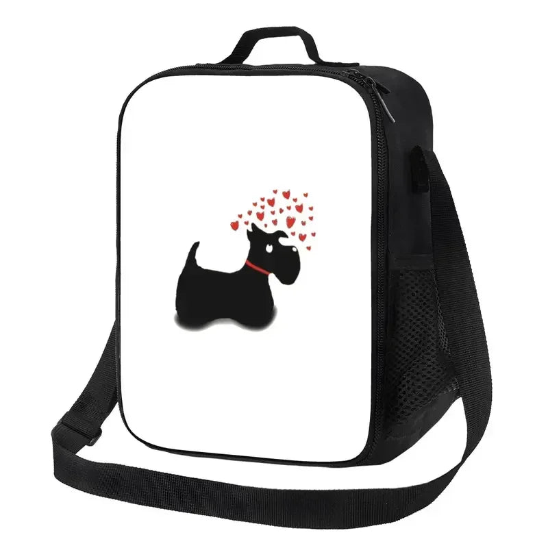 Scottie Dog Insulated Lunch Tote Bag Multiple Designs