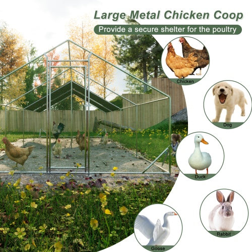 Large Metal Chicken Enclosure