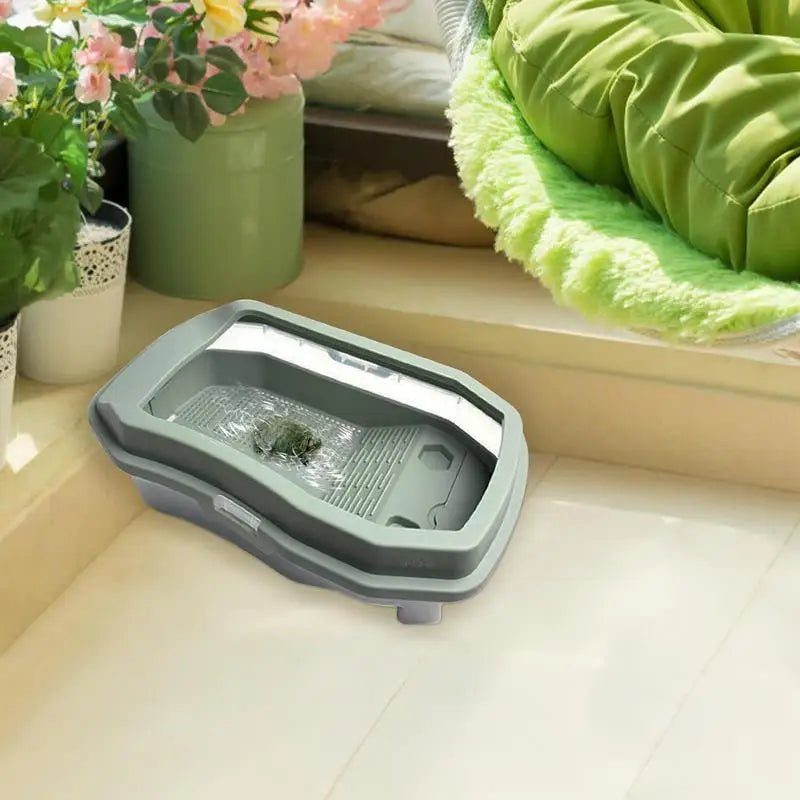 Turtle Tank Detachable Double Layers Habitat With Lid