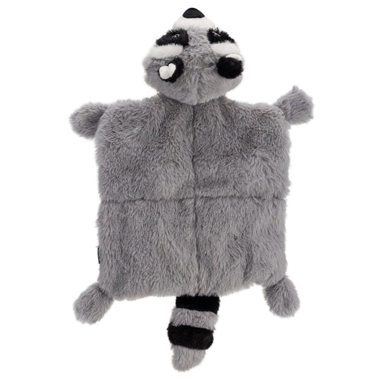17.5" Raccoon Dog Toy with 4 Squeakers