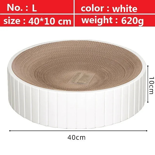 Multiple Shapes Clean Design Cat Scratcher And Couch, 2 in 1