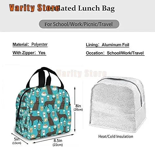 Lunch Bag Cute Dogs Lunch Box Insulated Bag