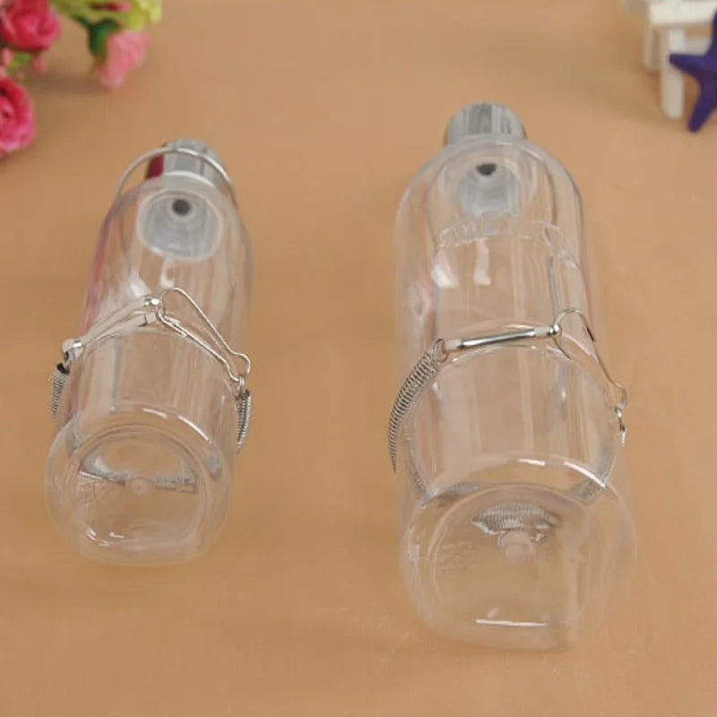 Transparent Hanging  Pet Self Water Feeding Bottle