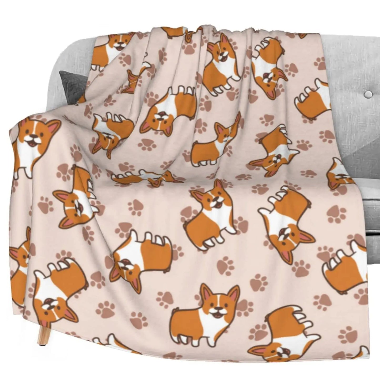 Soft Plush Flannel Blanket for Couch or Bed