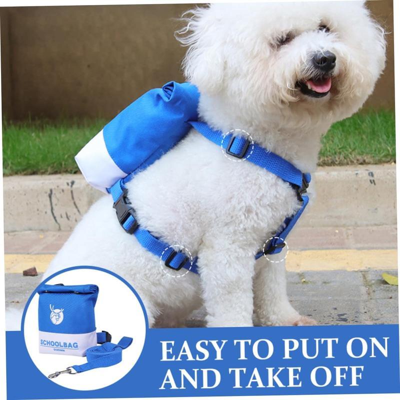 Pet Self Backpack Rucksack Small Dog Bag Dog Polyester Puppy Travel Strap