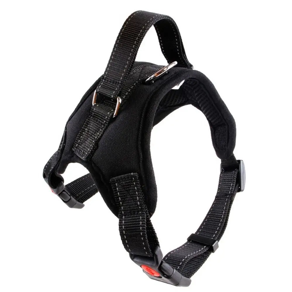Anti Pull Breathable Pet Chest Strap Adjustable Nylon Walking Harness