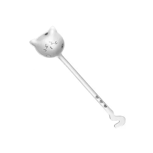 Cute Cat Stainless Steel Spoon Set