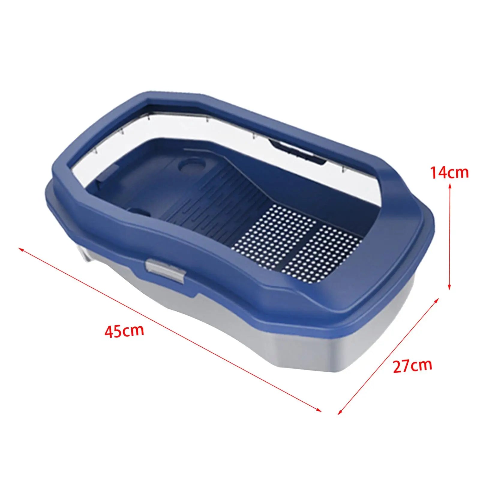 Turtle Aquarium Box with Platform Easy to Clean