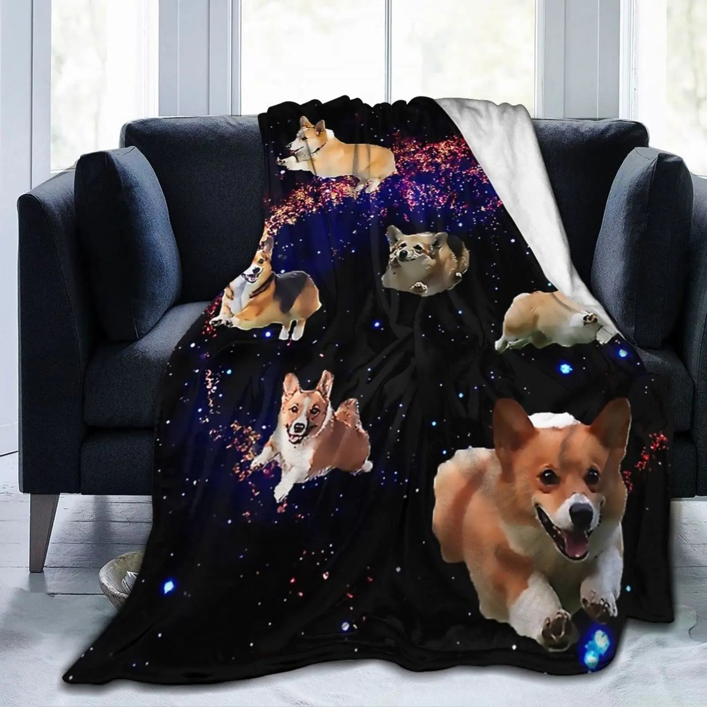 Soft Plush Flannel Blanket for Couch or Bed