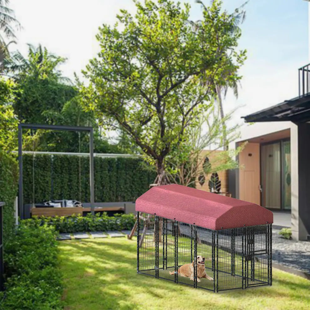 Outdoor Covered Dog Kennel