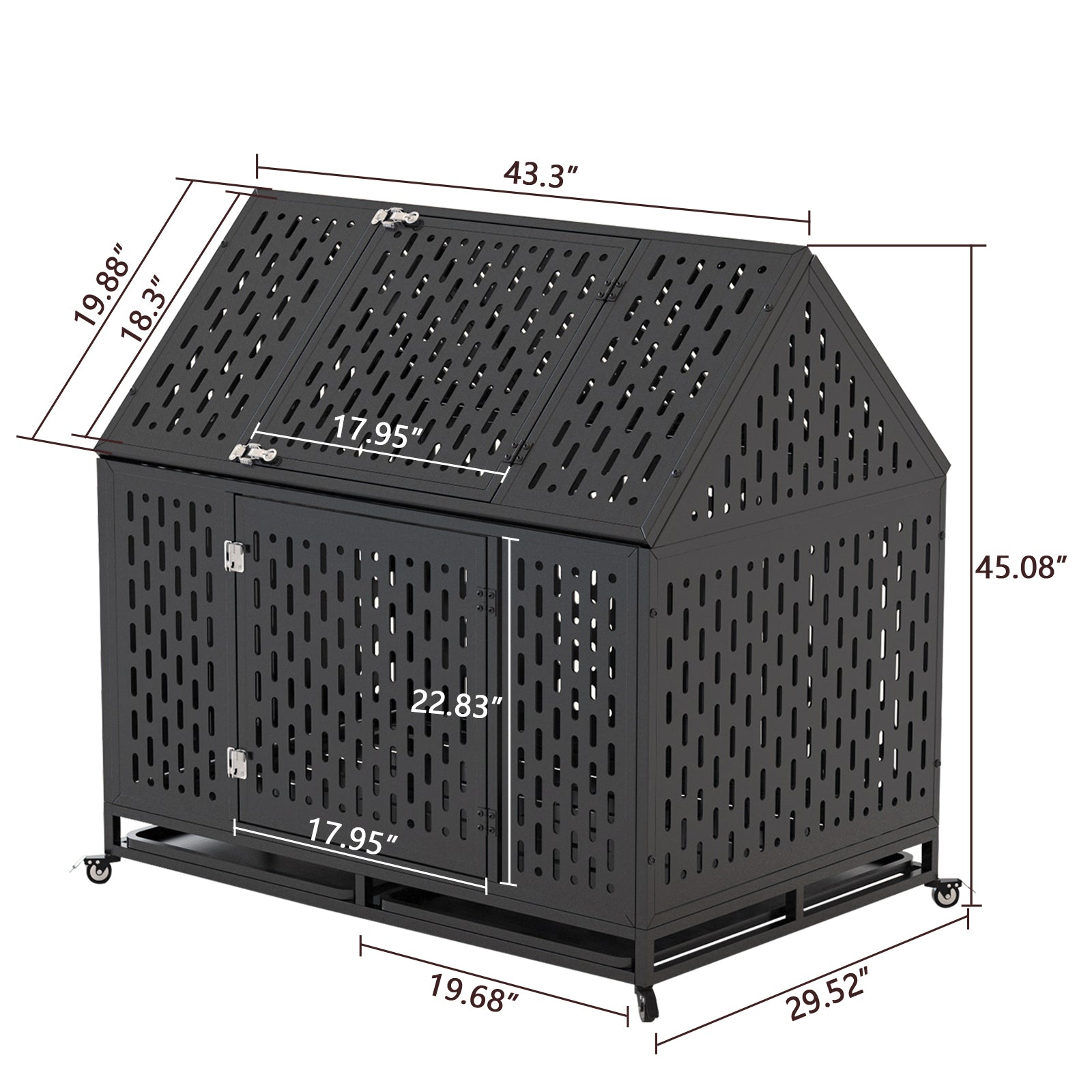 45 inch Heavy Duty Dog Crate