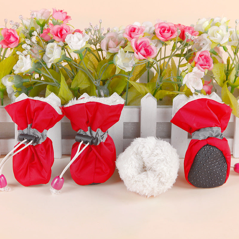 Soft-soled Rain Boots,  Waterproof Pet Shoes