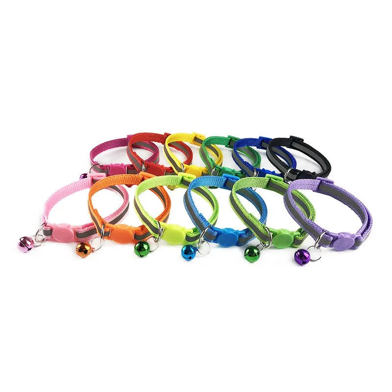 Reflective Multicolor Adjustable Collars