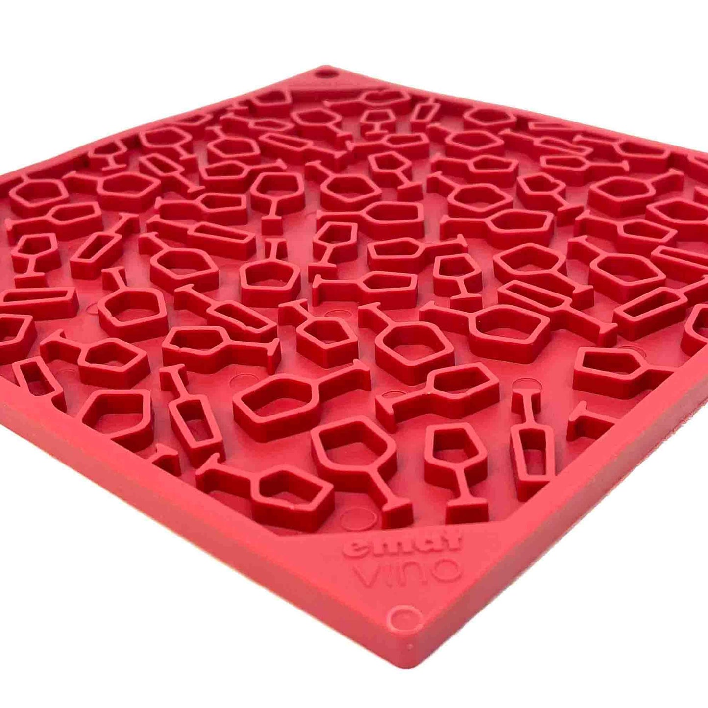 Vino Dog eMat - Enrichment Lick Mat For Dogs and Cats | Wine-Inspired Design| SodaPup