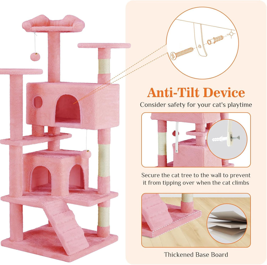 Cat Tree Multi-level With Sisal Grab Post
