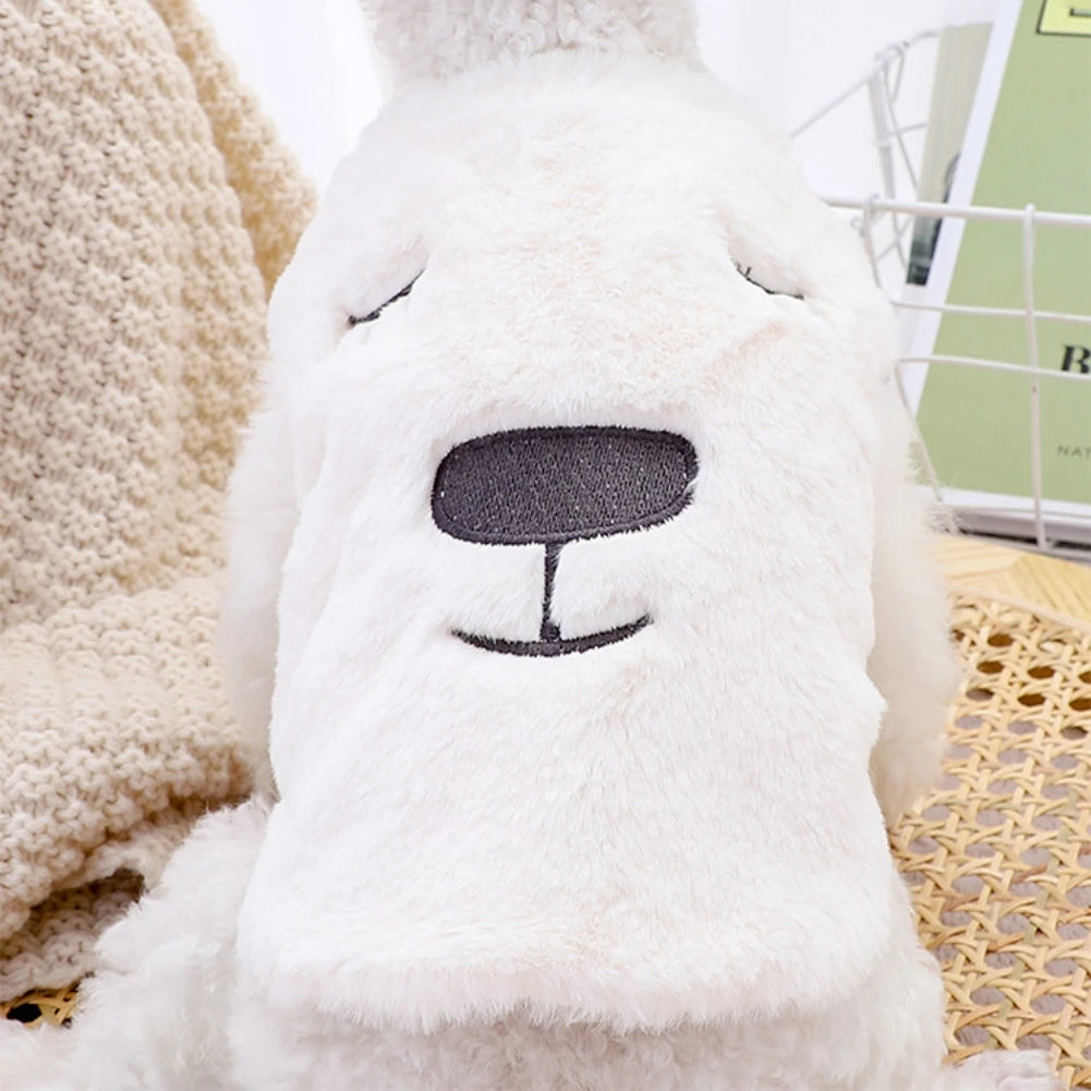 Fleece Pet Sweater Cute Animal Print