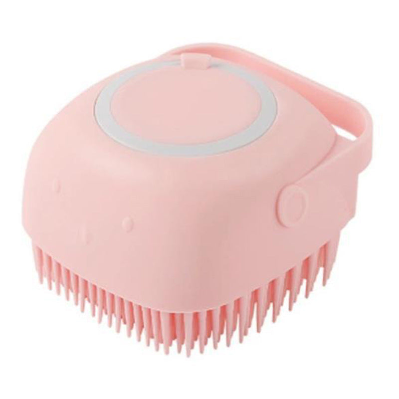 Silicone Dog Bath Massage Grooming Brush