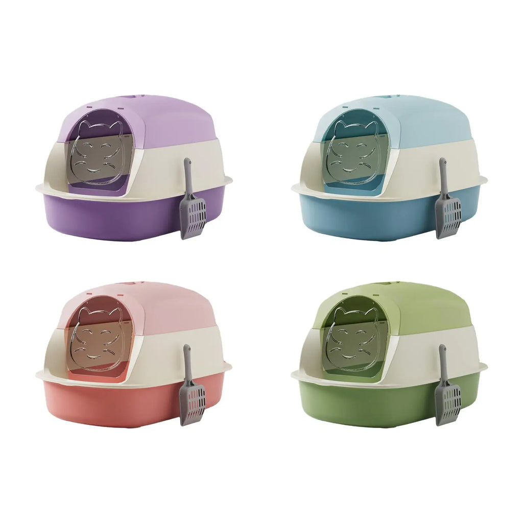 Hooded Cat Litter Boxes with Lid