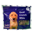 Quail Crunch Bites: Gourmet Dehydrated Dog Treats with Quail Meat & Shells | Premium Healthy Dog Treats for Training | Organic Ingredients for a Happy Palate
