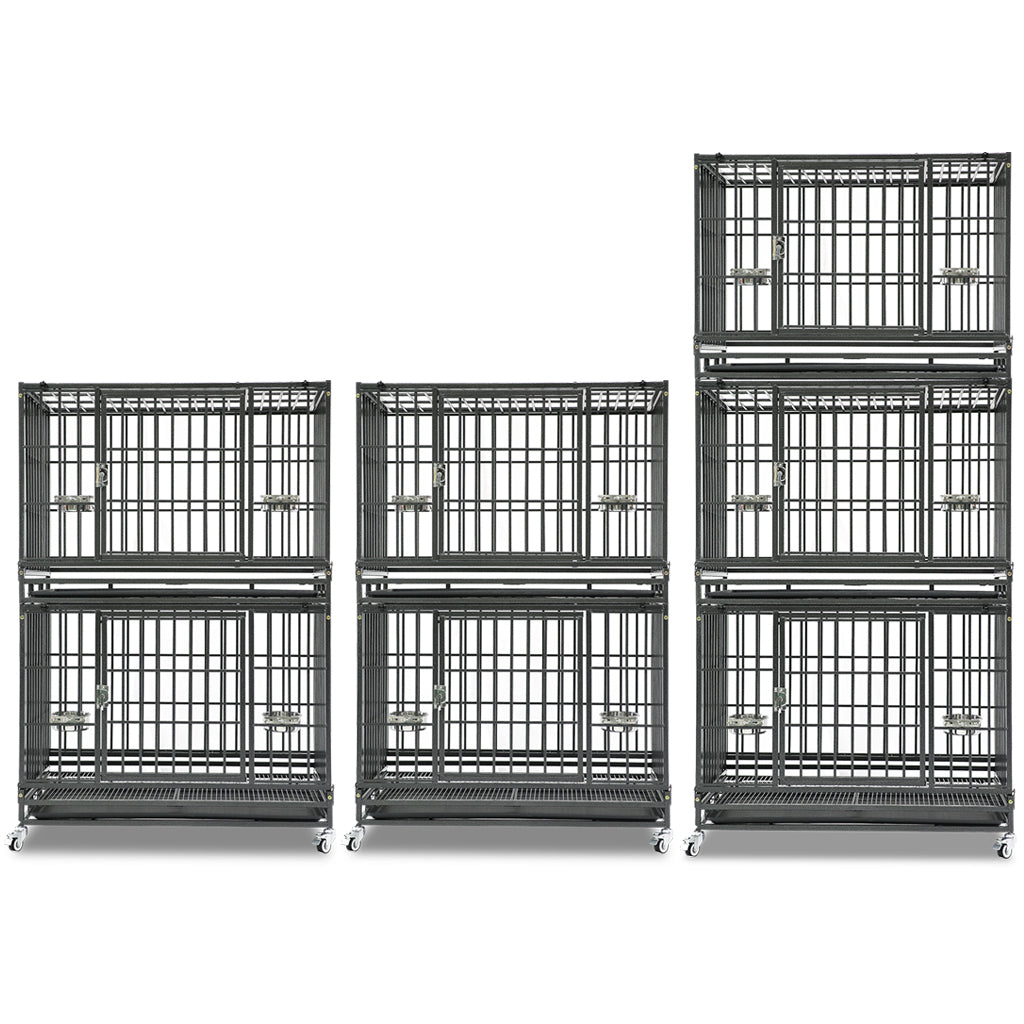 37" Stackable Heavy Duty Dog Crate 371D03