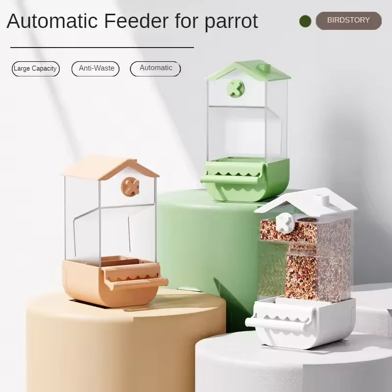 Automatic Bird Feeder Anti Spill And Splash Hanging Feeder