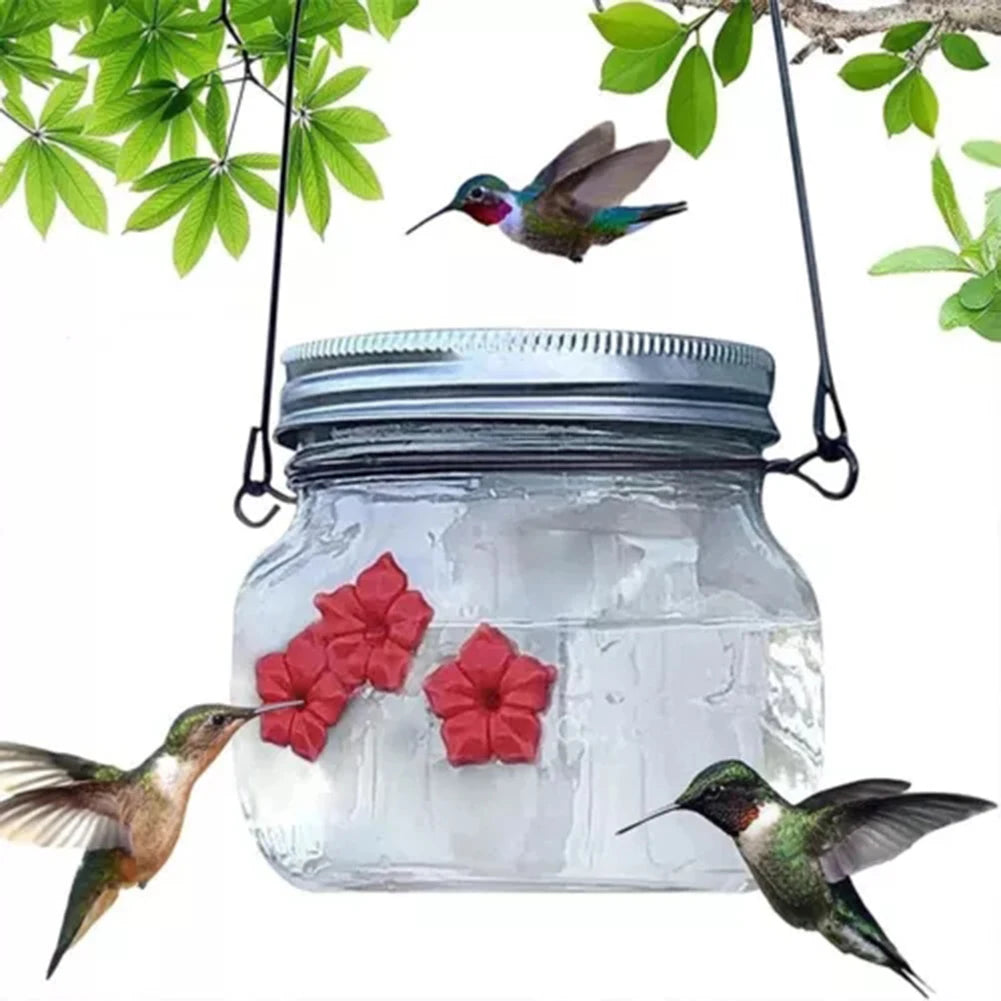 Hummingbirds Feeder Rustic Look