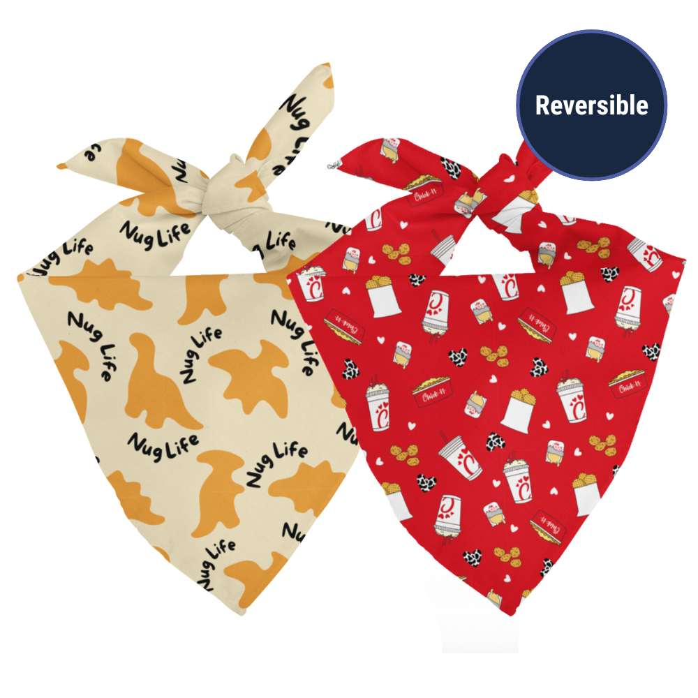 Chicken Nugget Dog Bandana