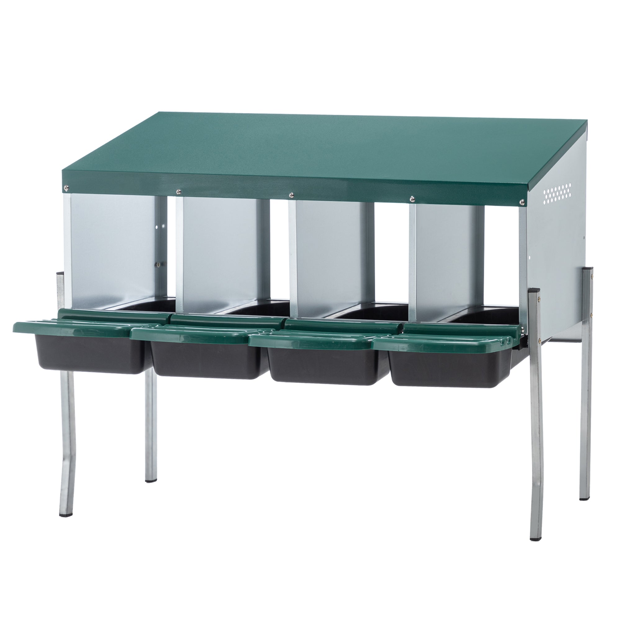 4-Hole Chicken Nest, With Legs And Cover To Protect Eggs