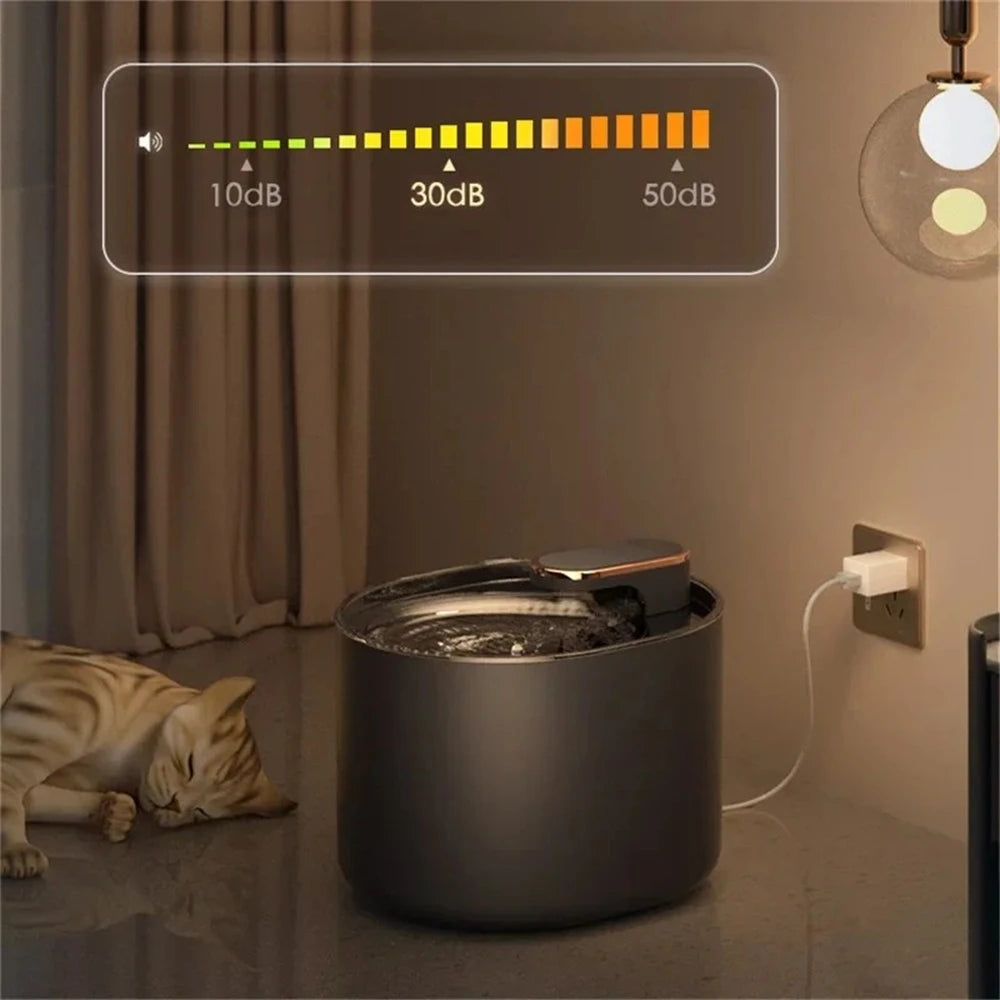 Automatic Pet Drinking Fountain Intelligent Water Dispenser 3L