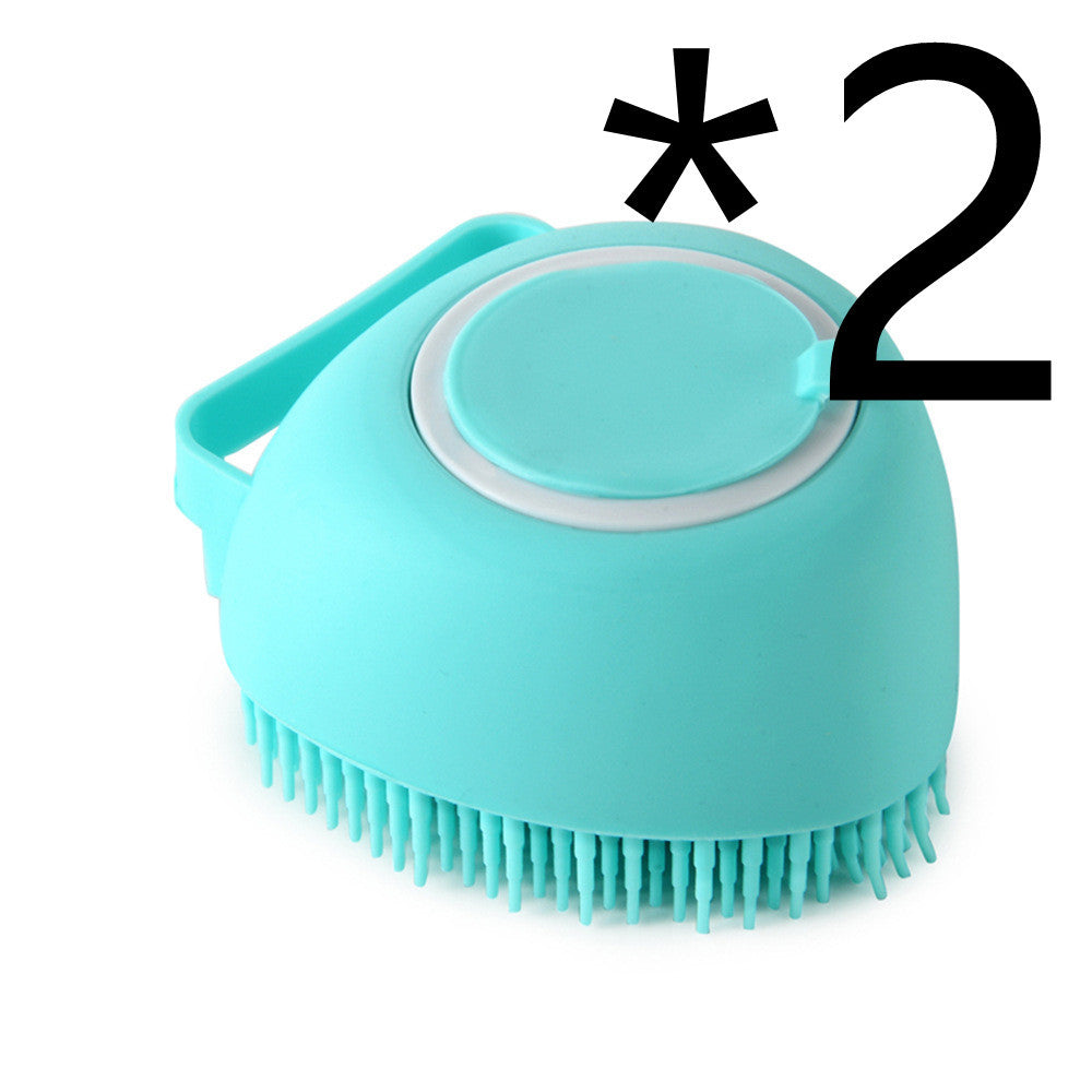 Silicone Dog Bath Massage Grooming Brush