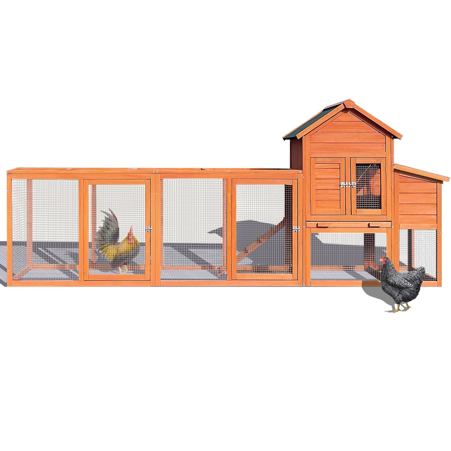 Wooden Chicken Coop Outdoor Hen House With Nest Box