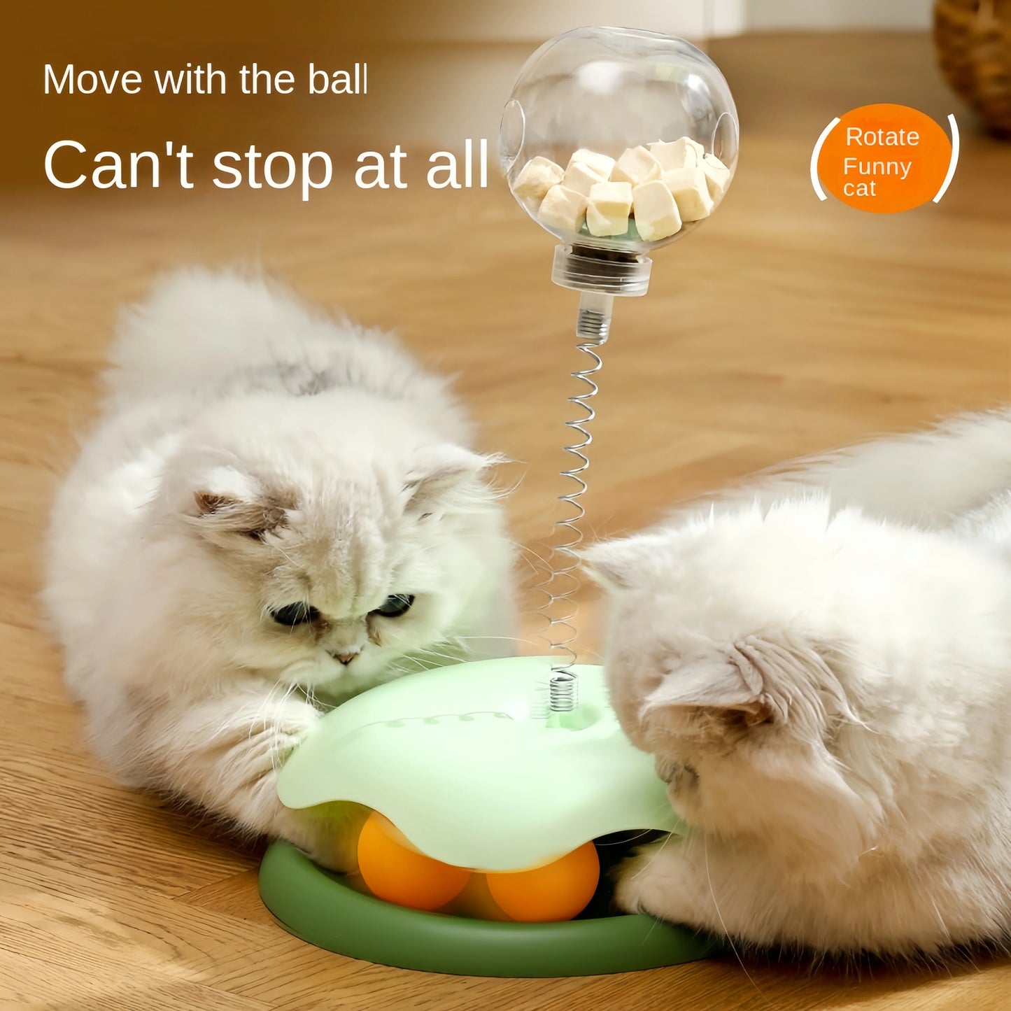 Cat Puzzle treat Leaking Ball Toy