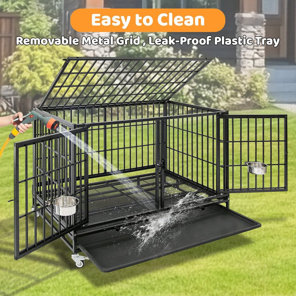 42" Collapsible Dog Crate 43ST