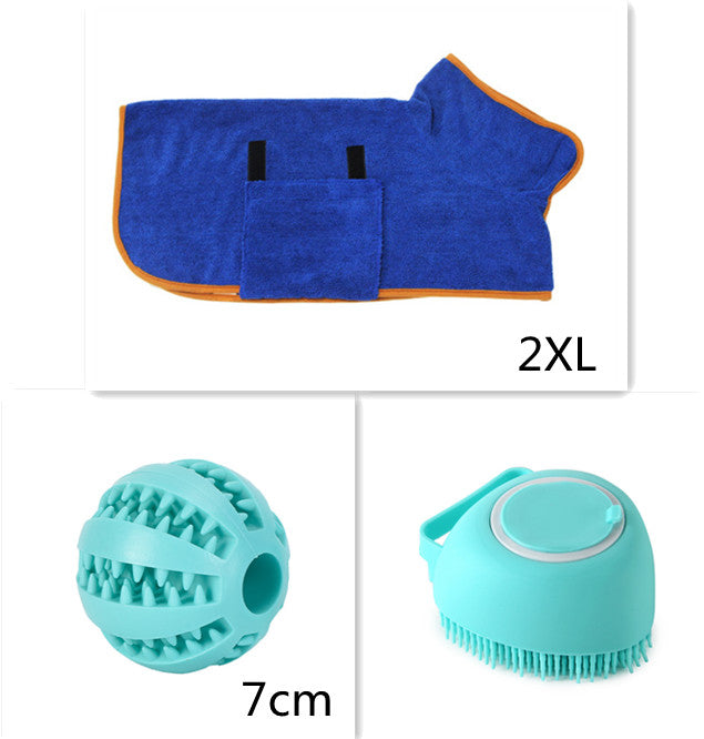 Silicone Dog Bath Massage Grooming Brush