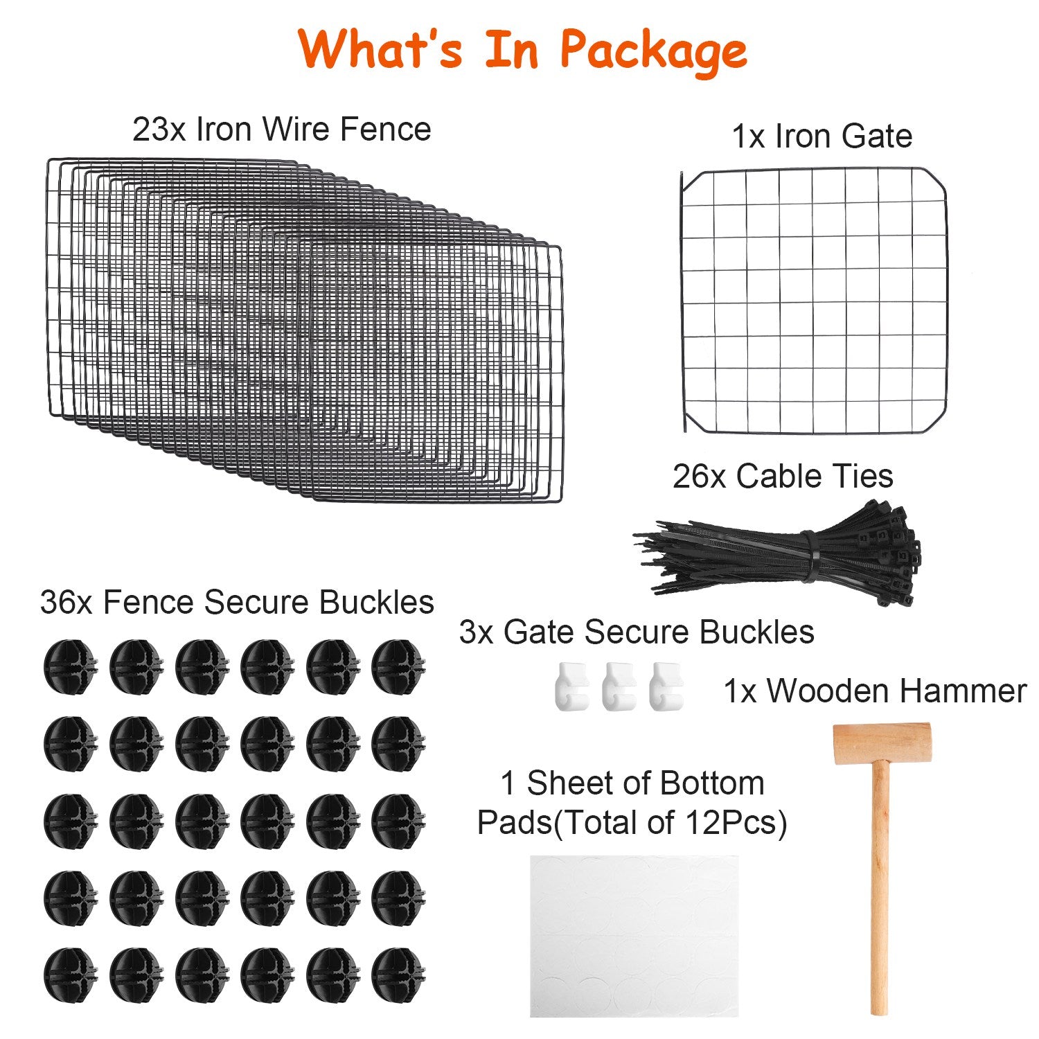 Small Animal Playpen with Door Dog Metal Playpen