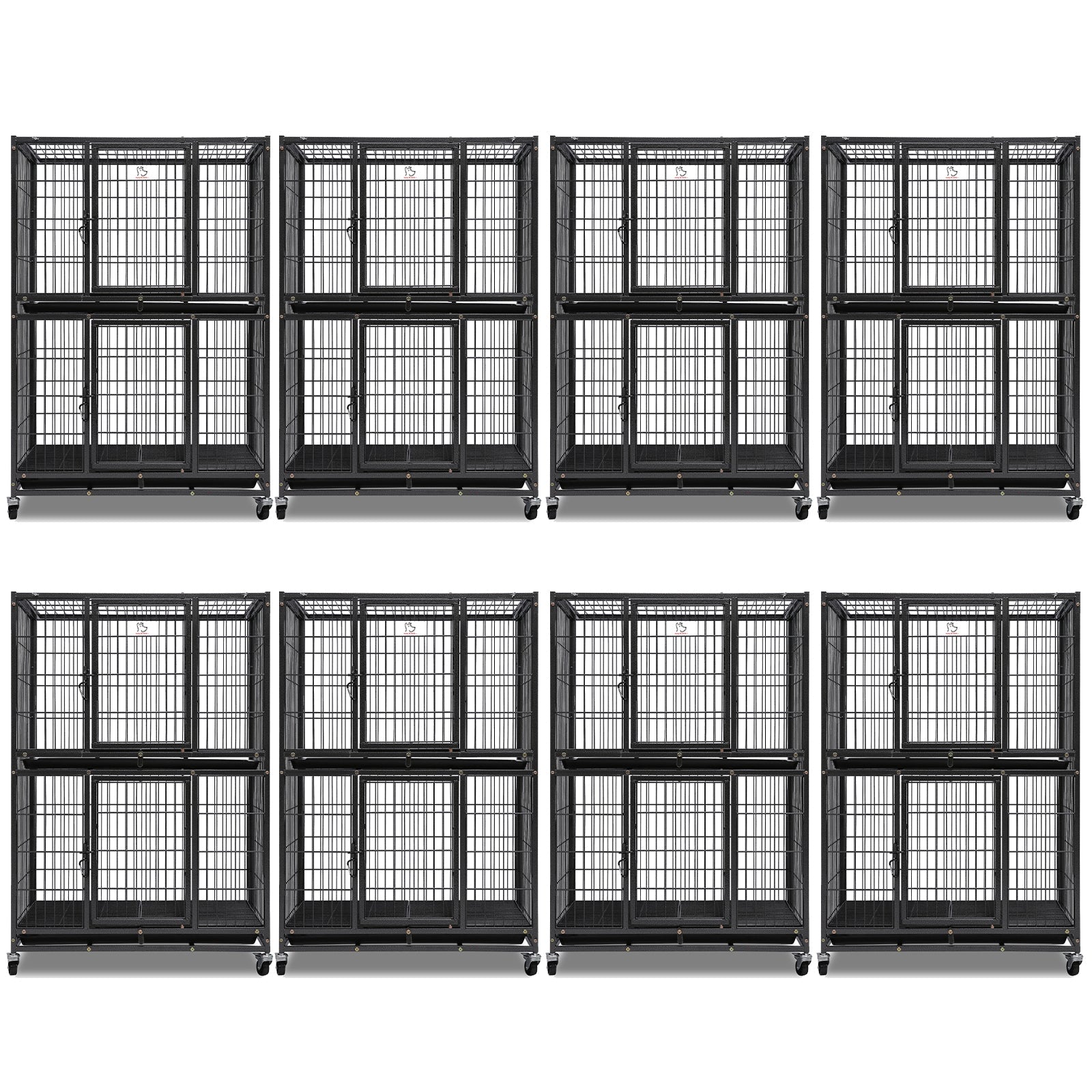 31" Two-Tier Dog Crate 46A