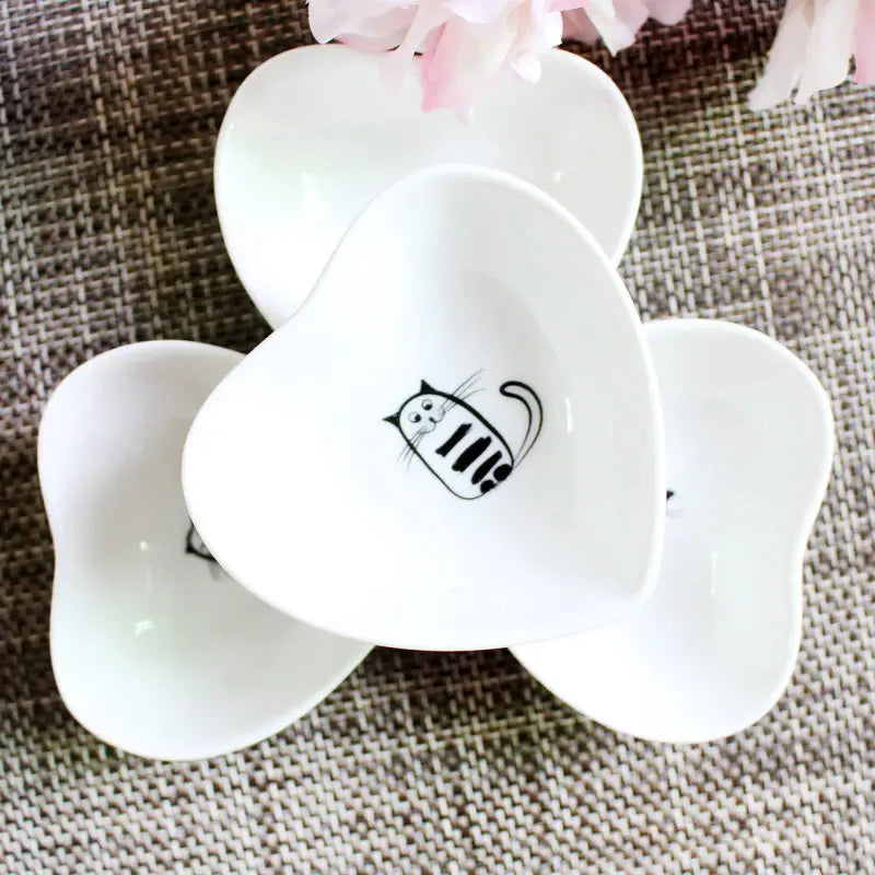 Ceramic Cat Dish And Tableware