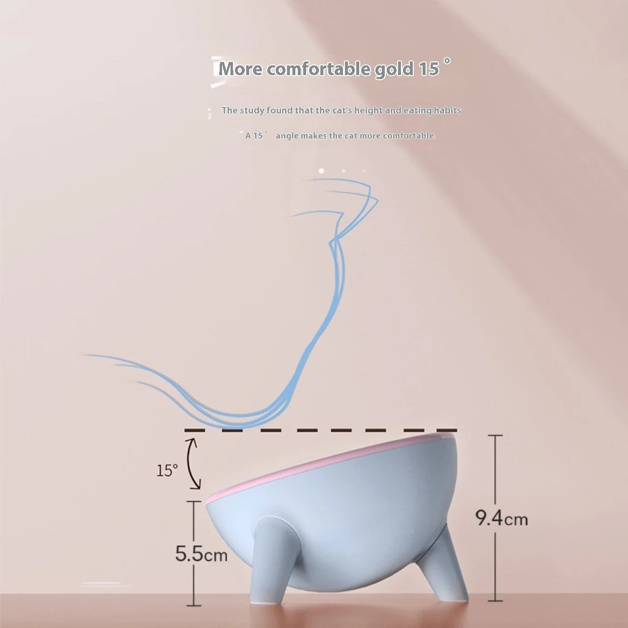 Elevated Pet Bowl Colorful