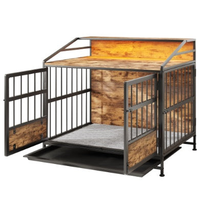 Multi-function Furniture Style Dog Crates With Storage