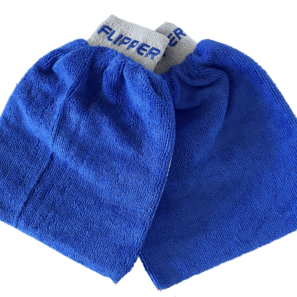 Flipper 2-in-1 Microfiber Aquarium Cleaning Mitt 2 Pack