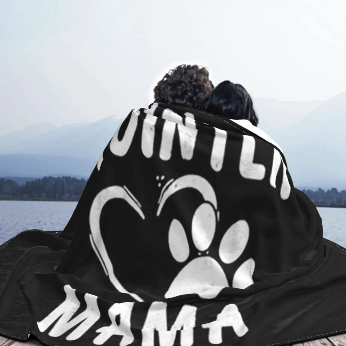 German Shorthair Dog Mom Fashion Formal Throw Blanket