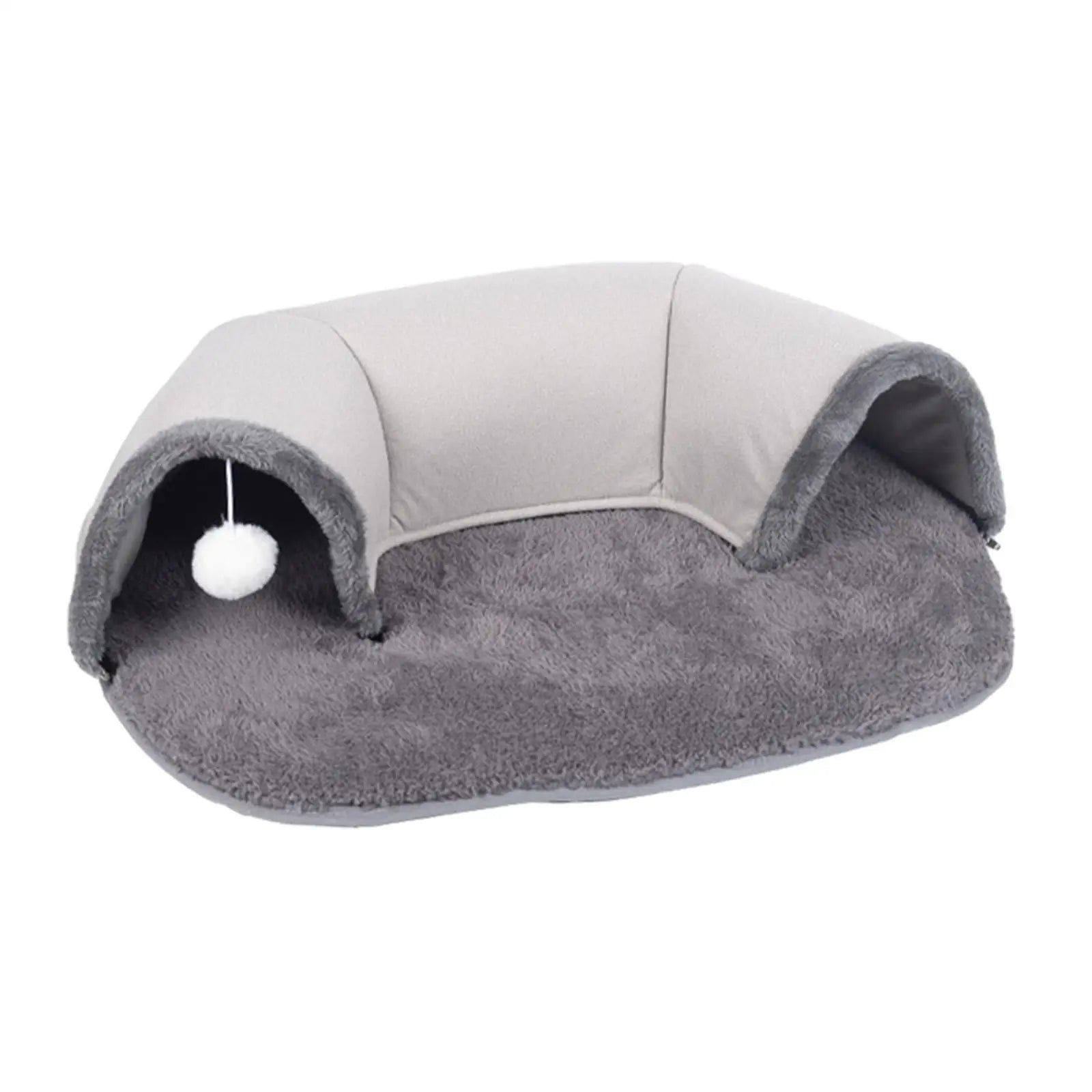 Cat Tunnel and Bed, Washable Soft Anti Slip Bottom
