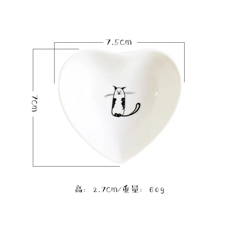 Ceramic Cat Dish And Tableware