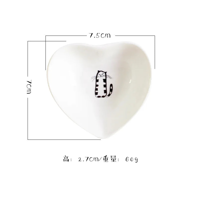 Ceramic Cat Dish And Tableware