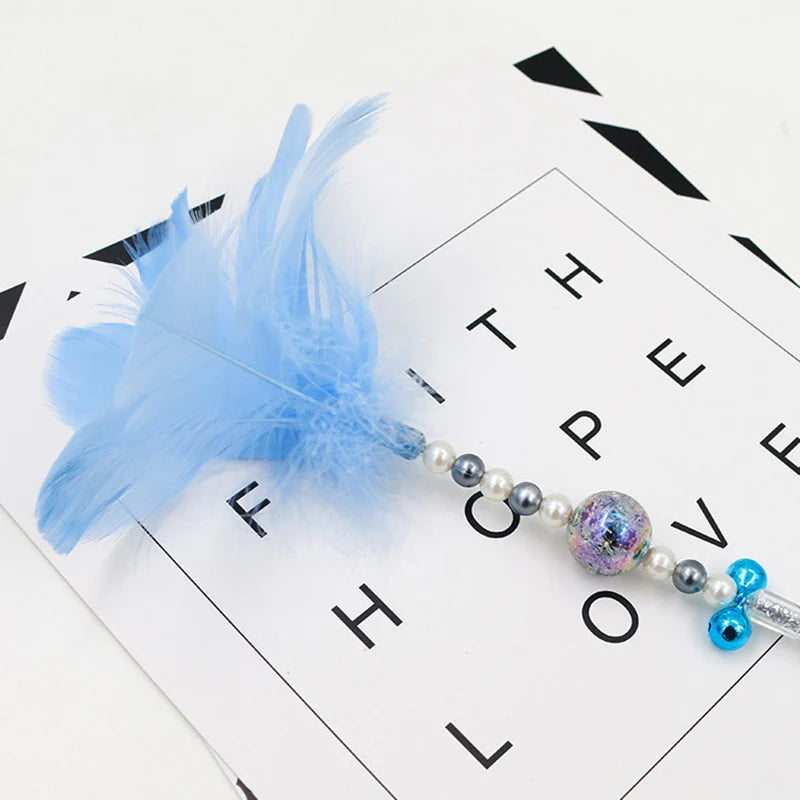 Interactive Cat Toy Feather Bird with Multiple Options